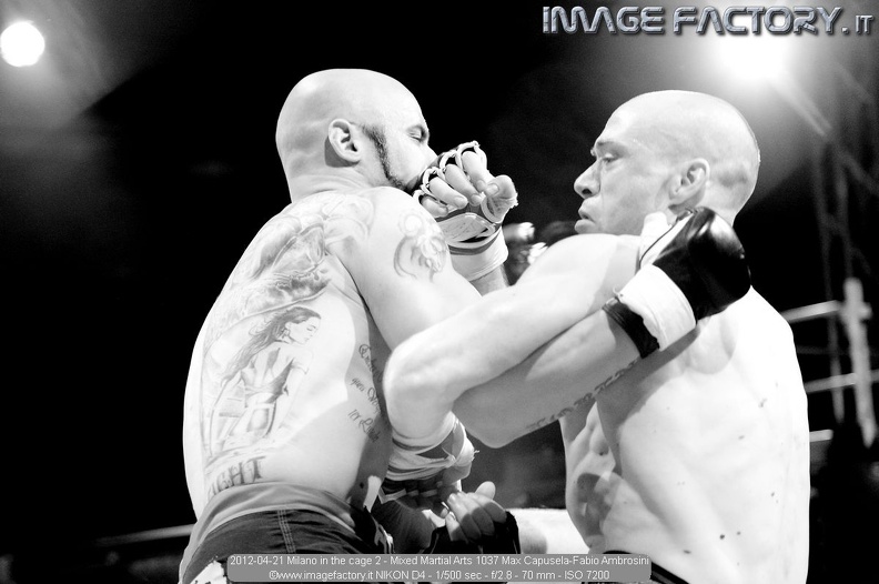 2012-04-21 Milano in the cage 2 - Mixed Martial Arts 1037 Max Capusela-Fabio Ambrosini.jpg